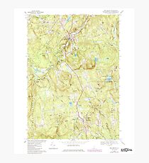 USGS TOPO Map New Hampshire NH New Boston 329705 1968 24000 Photographic Print