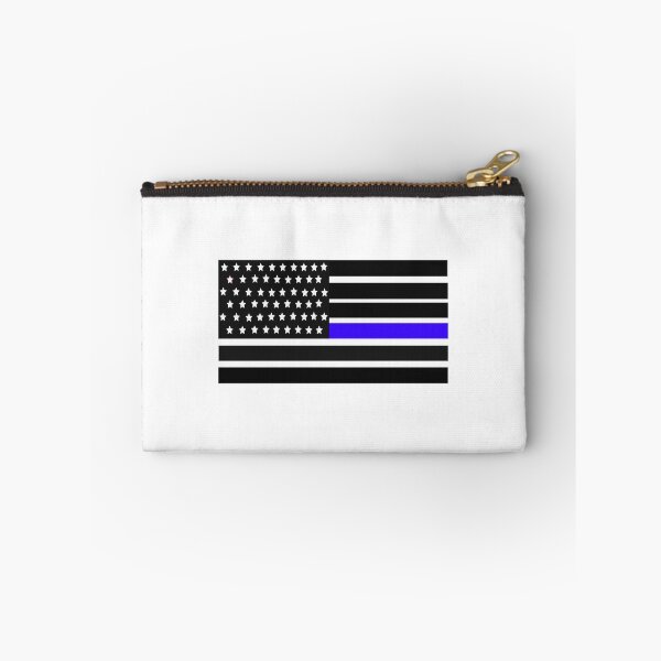 Item preview, Blue line flag designed and sold by Mspizzirri.