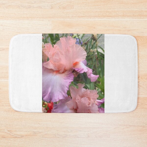 Item preview, peach and purple bearded iris designed and sold by Jennco60.