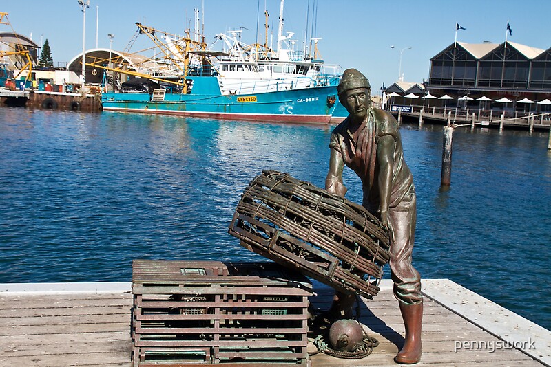 “Fisherman Sculpture” by pennyswork | Redbubble