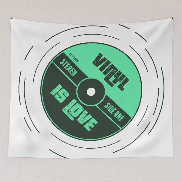 Item preview, Love Vinyl Seafoam designed and sold by animinimal.