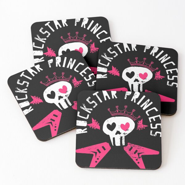 Item preview, Rockstar Princess print, Rocker Tee, Rock and Roll designed and sold by Lisbob.