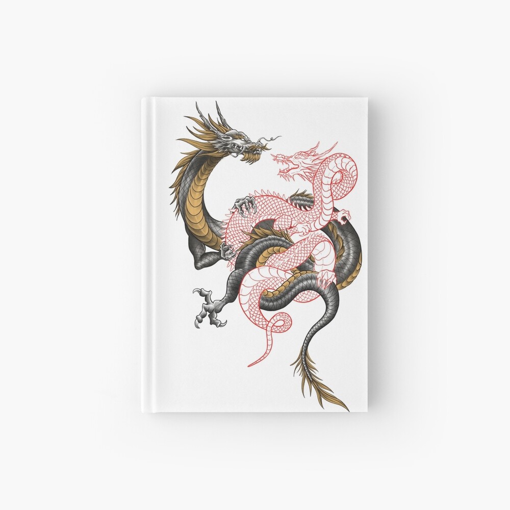 Twin Japanese Dragons Tattoo | Dragon Vibe