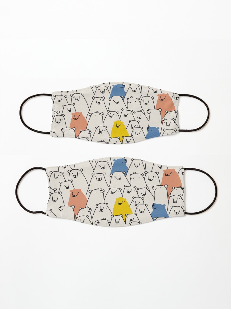 Alternate view of Bears pattern Mask