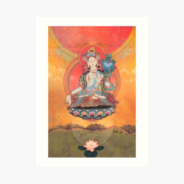 Tara Meditation Art Print