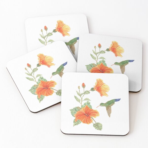 Item preview, Green Hummingbird and San Joaquin Flower designed and sold by latiendadearyam.