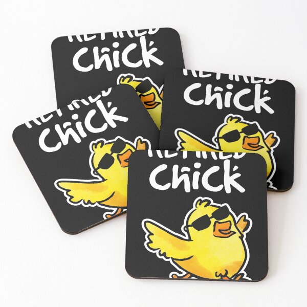 Item preview, Retired Chick design, Funny Retirement Tee, Cute Retirement designed and sold by Lisbob.