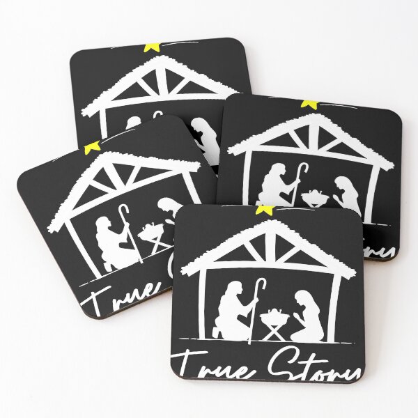 Item preview, True Story Christmas Jesus Nativity print, Christian Tee designed and sold by Lisbob.