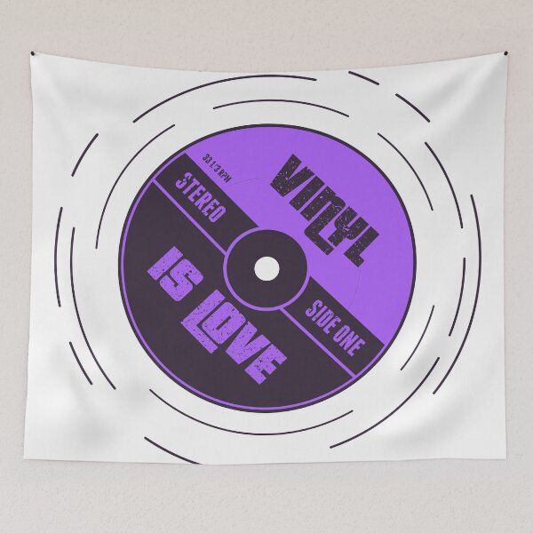 Item preview, Love Vinyl Lavender designed and sold by animinimal.