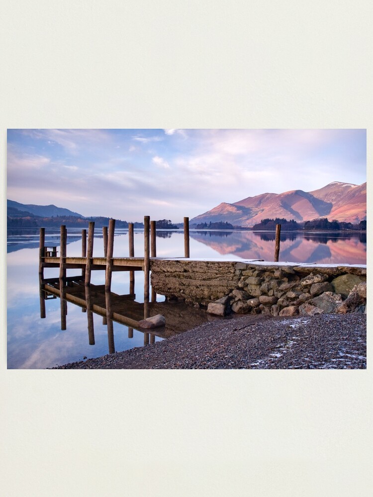 Alternate view of Ashness Jetty - Derwentwater - The Lake District Photographic Print