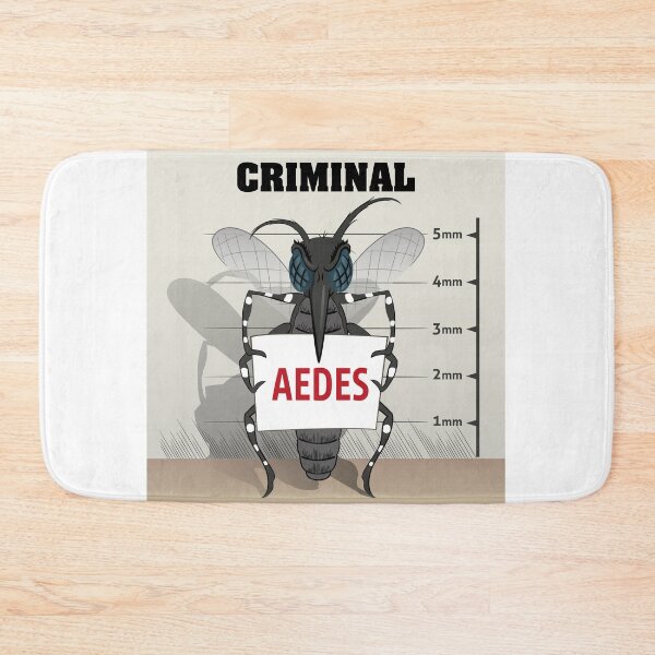 Item preview, Aedes aegypti mosquitoes sting in jail, holding poster designed and sold by LucianoCosmo.