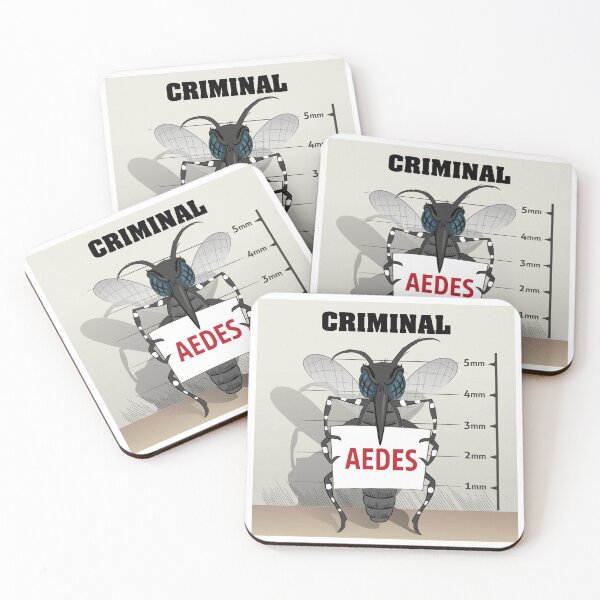 Item preview, Aedes aegypti mosquitoes sting in jail, holding poster designed and sold by LucianoCosmo.