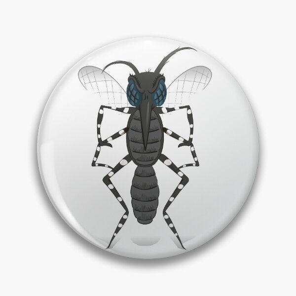 Item preview, Aedes aegypti Mosquito mascot stilt front designed and sold by LucianoCosmo.