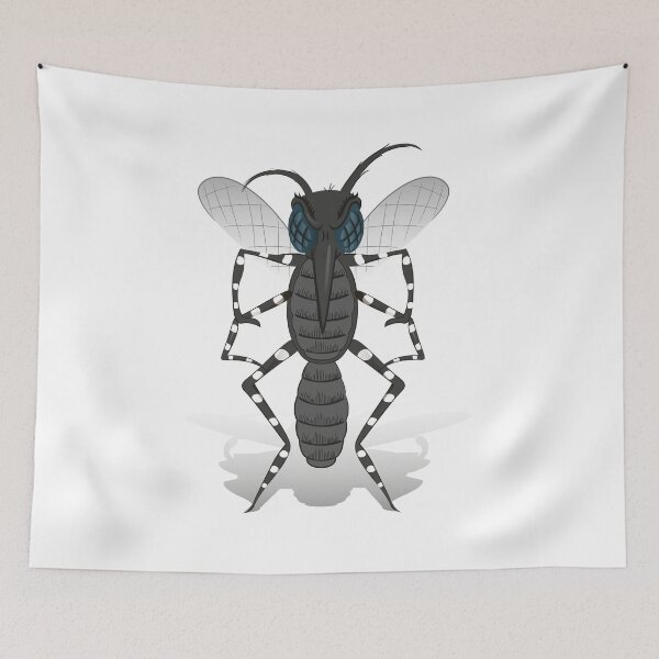 Item preview, Aedes aegypti Mosquito mascot stilt front designed and sold by LucianoCosmo.