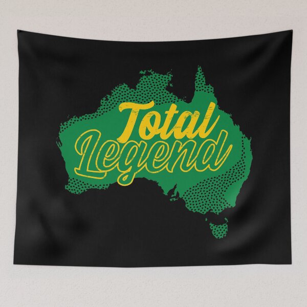 Item preview, AUSTRALIA TOTAL LEGEND GREEN designed and sold by Madjack Tees Kiwi SuperStore.
