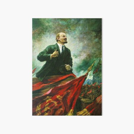 Александр Герасимов. Ленин на трибуне, 1930, Музей В.И.Ленина, г. Москва Art Board Print