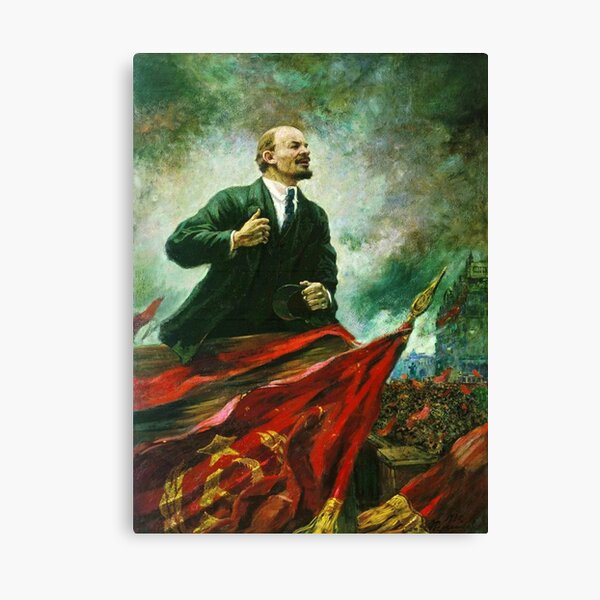 Александр Герасимов. Ленин на трибуне, 1930, Музей В.И.Ленина, г. Москва Canvas Print