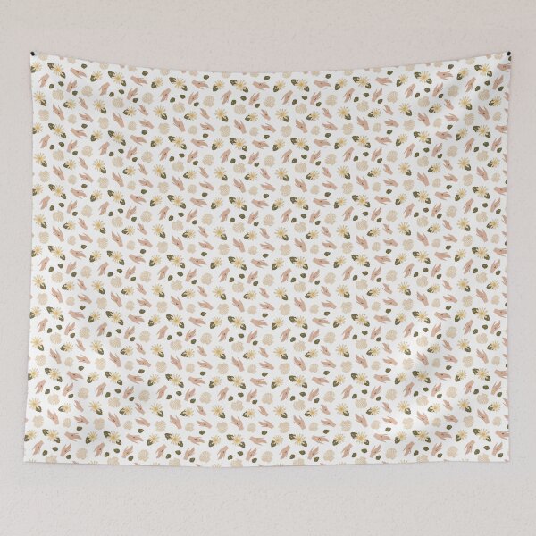 Item preview, Hand Flower Moon and Seashells  designed and sold by GrandmaApproved.