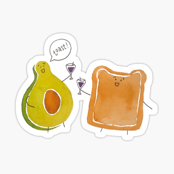 Artikel-Vorschau von Avocado Toast, designt und verkauft von Mia Buffington.