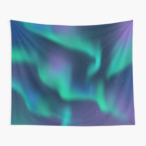 Aperçu de l'œuvre Aurora Borealis Northern Lights créée et vendue par Curlicue Studio.