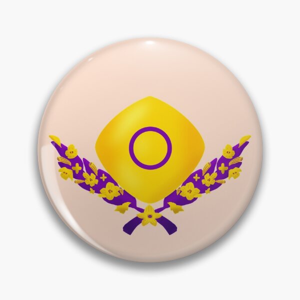 Item preview, Intersex Pride Crest designed and sold by dylan-mcvillain.