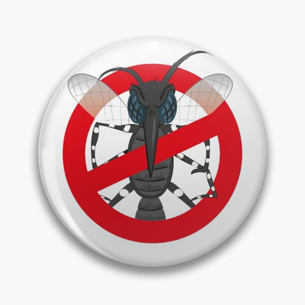 Item preview, Nature, Aedes Aegypti Mosquito stilt with prohibited sign, front designed and sold by LucianoCosmo.