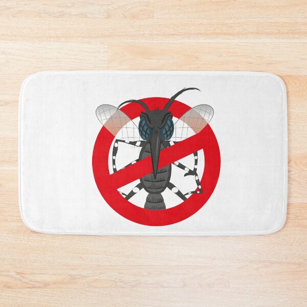 Item preview, Nature, Aedes Aegypti Mosquito stilt with prohibited sign, front designed and sold by LucianoCosmo.