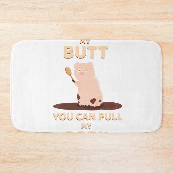 Item preview, Funny BBQ Tee, Rub My Butt Pull My Pork design, Grill Tee designed and sold by Lisbob.