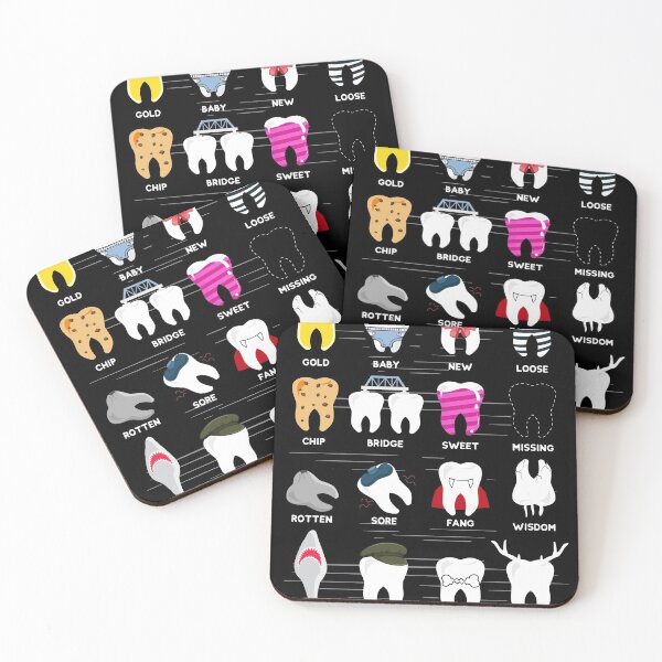 Item preview, Tooth Types Gift print for Dentist or Teeth Fans designed and sold by Lisbob.