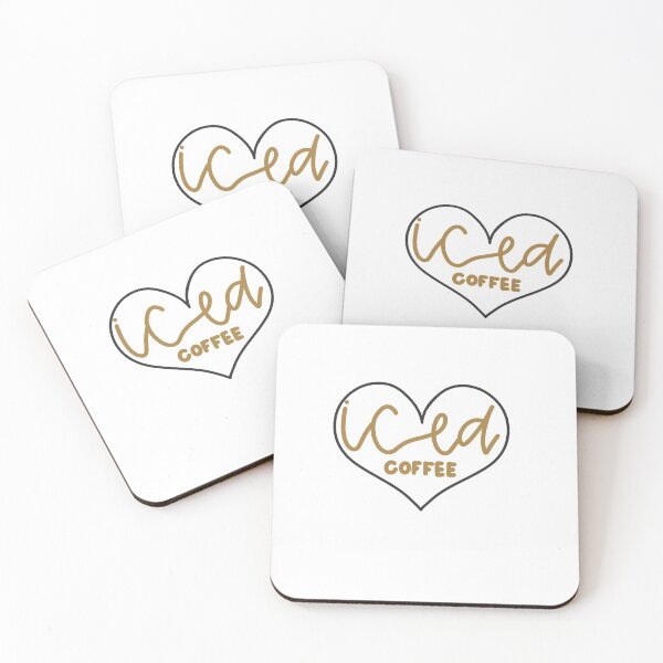 Item preview, I love Iced Coffee design designed and sold by lylaedwards.