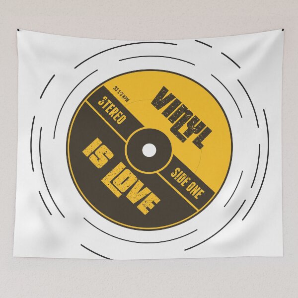 Item preview, Love Vinyl Sunflower designed and sold by animinimal.