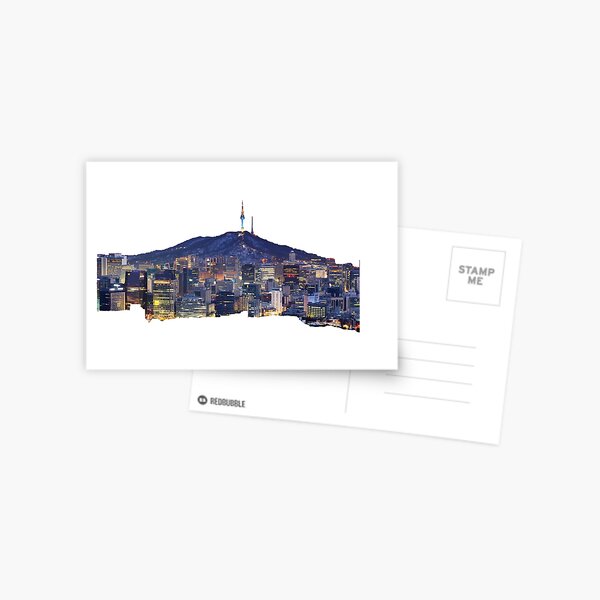 Item preview, Seoul Cityscape designed and sold by RevRicAsher.
