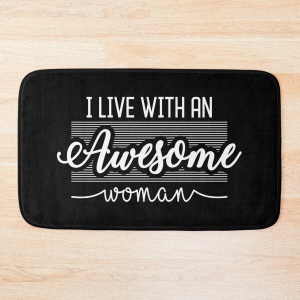 Item preview, I Live With An Awesome Woman designed and sold by giftsbyminuet.