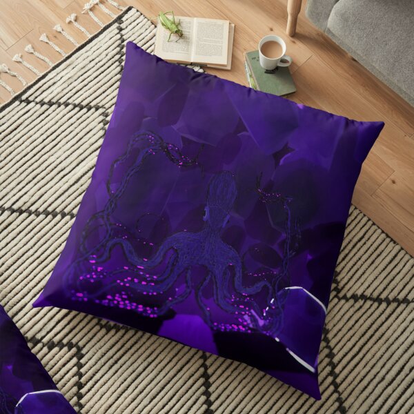 Purple Octopus Floor Pillow