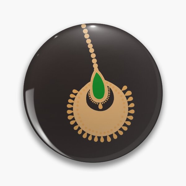Item preview, Indian Maang Tika Sticker - Indian Head Jewellery  designed and sold by chevred.