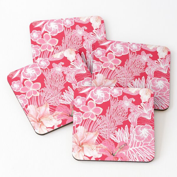 Item preview, PINK TROPICAL a delightful watercolor casual design for those summer parties. Hope you can have fun with this. designed and sold by JOHNC1.