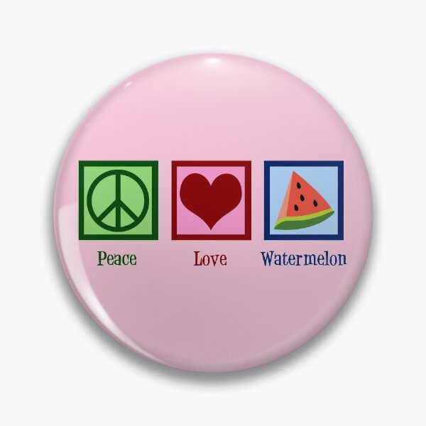 Item preview, Peace Love Watermelon designed and sold by Epic Love Designs.