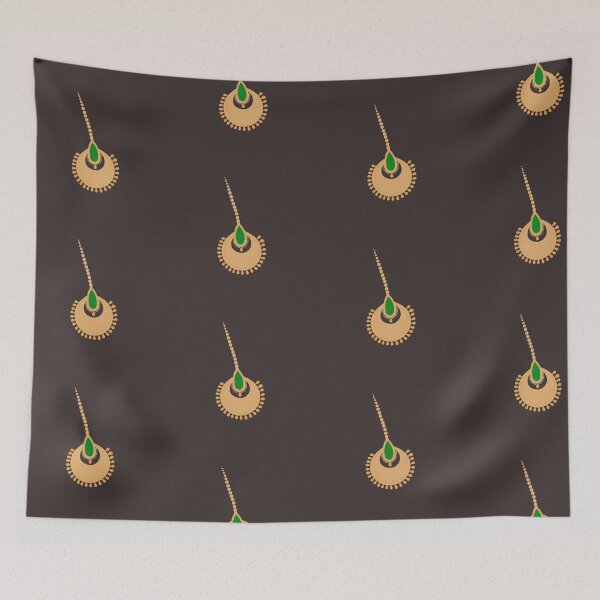 Item preview, Indian Maang Tika Sticker - Indian Head Jewellery  designed and sold by chevred.
