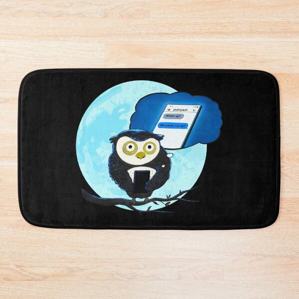 Item preview, Night Owl with New Phone, Hoo dis? designed and sold by borednomad.