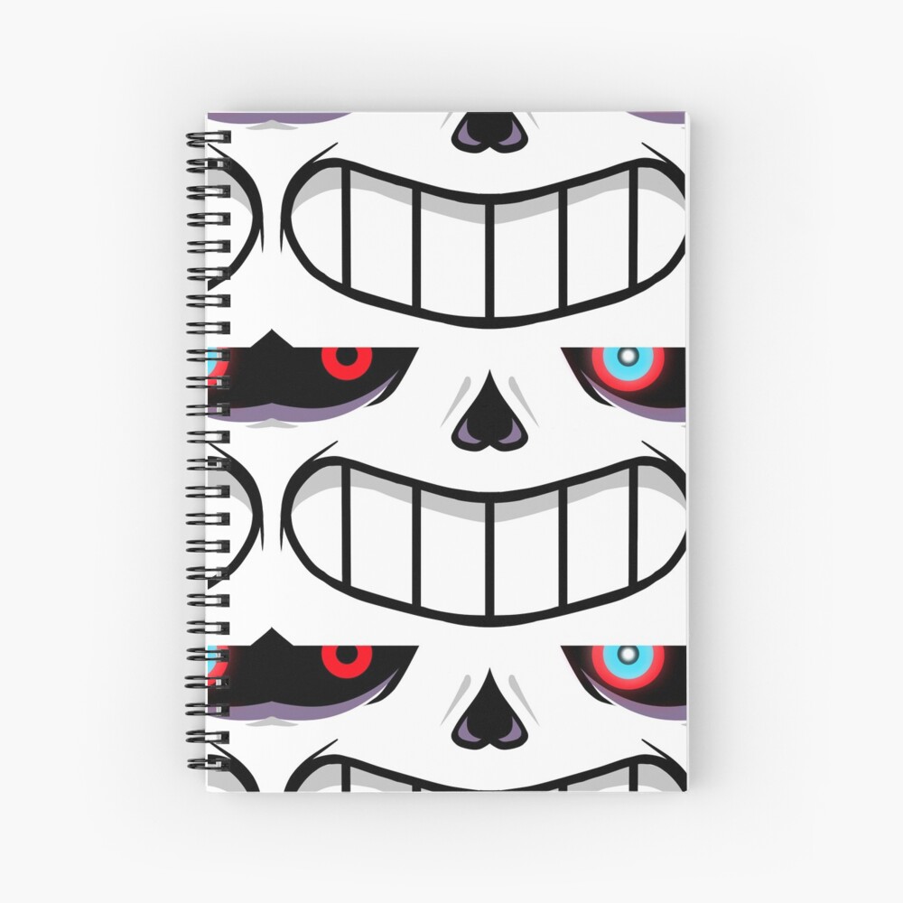 Cross!sans Spiral Notebook for Sale by RosieVampire