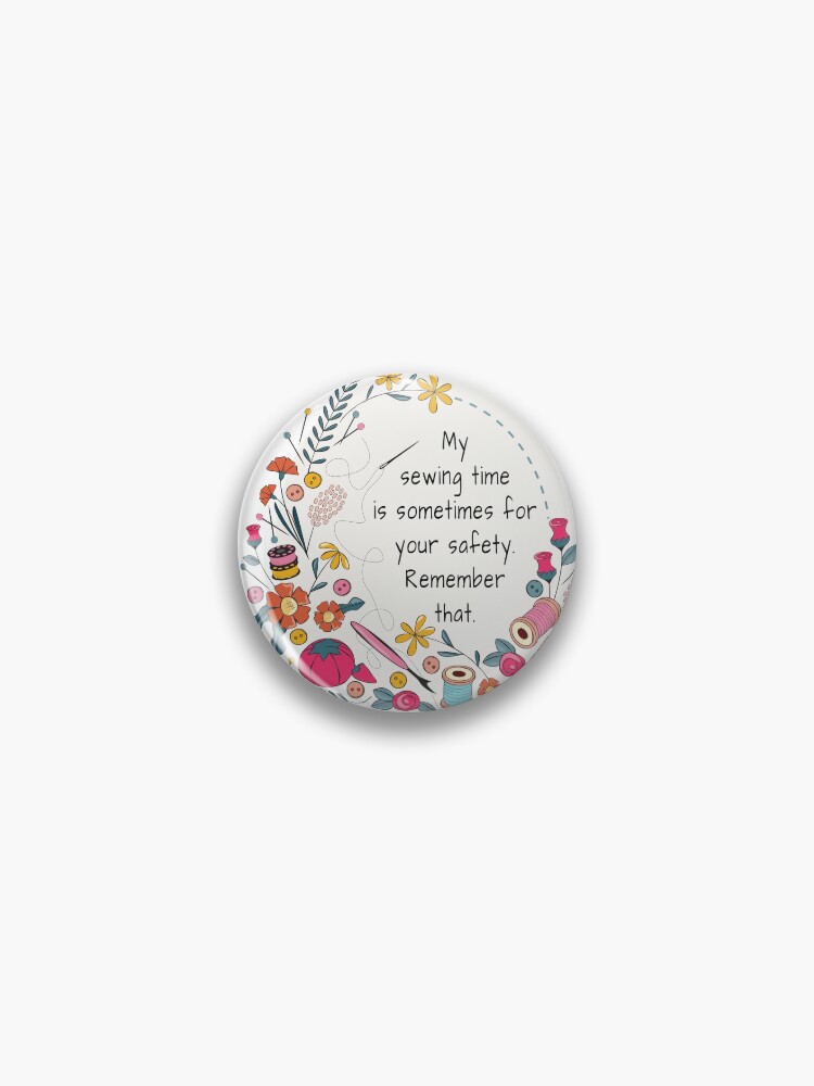 Sewing Notions graphic Sticker for Sale by Pinking-Sher