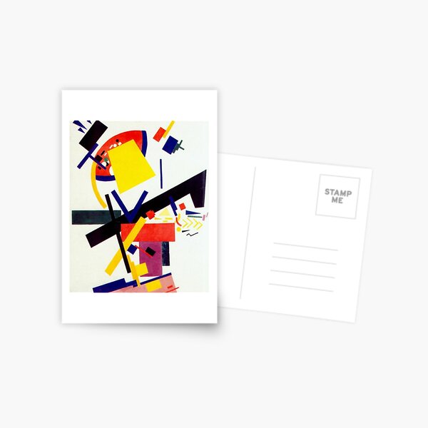  Супрематизм: Kazimir Malevich Suprematism Work Postcard