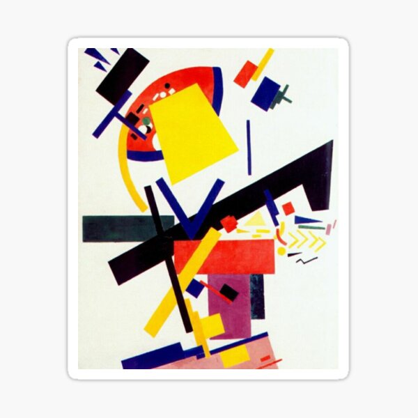  Супрематизм: Kazimir Malevich Suprematism Work Sticker