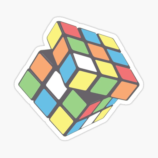 Rubix Cube - Plain Sticker