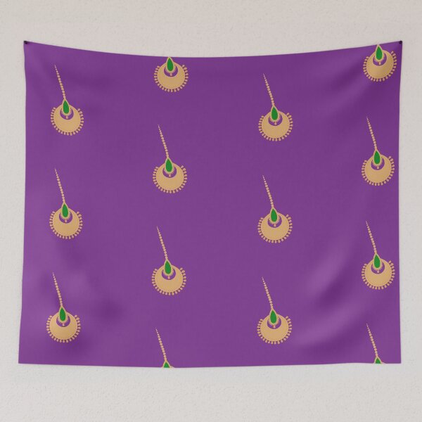 Item preview, Copy of Indian Maang Tika Sticker - Indian Head Jewellery (Purple) designed and sold by chevred.