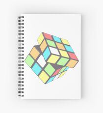 Rubix Cube - Plain Spiral Notebook