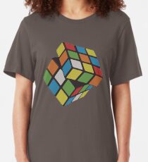 Rubix Cube - Plain Slim Fit T-Shirt