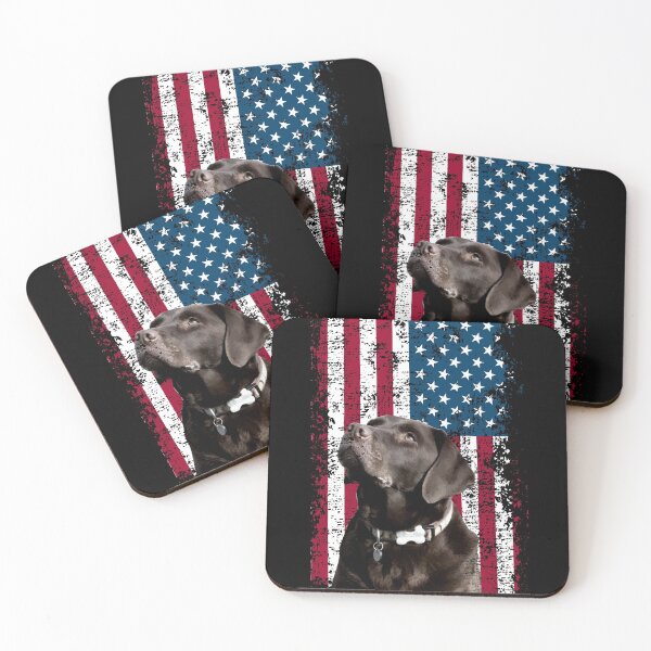 Item preview, Patriotic USA Flag Black Labrador design for Lab Owners designed and sold by Lisbob.