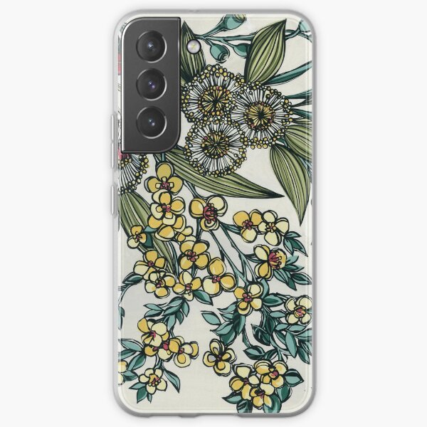 Retro Australian Native Floral Samsung Galaxy Soft Case