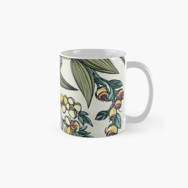 Retro Australian Native Floral Classic Mug